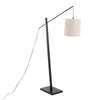 Arturo - Contemporary Floor Lamp - Black / Gray
