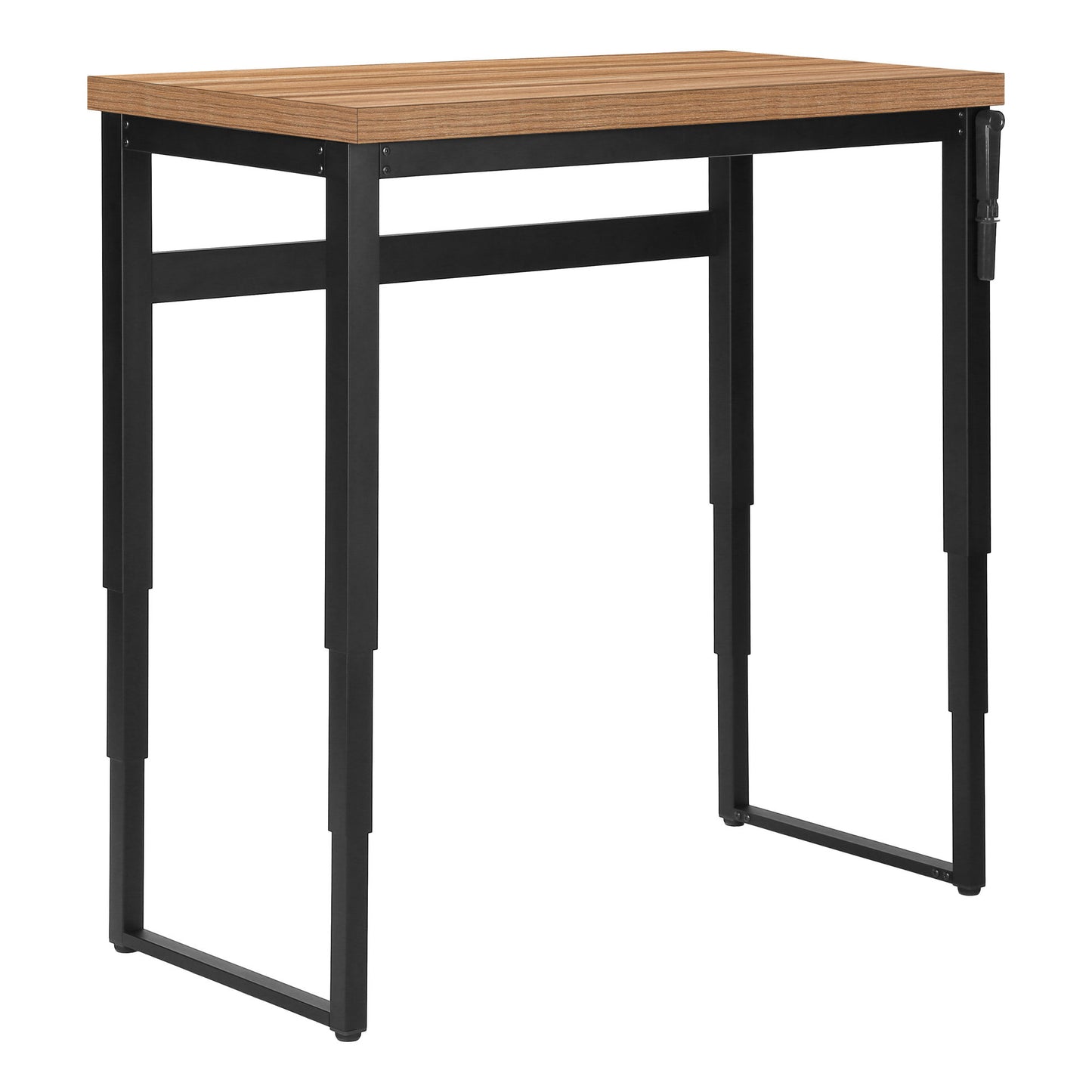 Computer Desk, Home Office, Standing, Adjustable, Laptop, Contemporary & Modern - Brown
