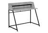 Computer Desk For Home Office, Laptop, Storage Shelves, Elegant Design - Gray