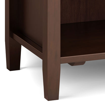 Warm Shaker - Bedside Table - Russet Brown