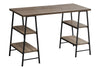 Computer Desk For Home Office, Laptop, Storage Shelves, Elegant Design - Taupe
