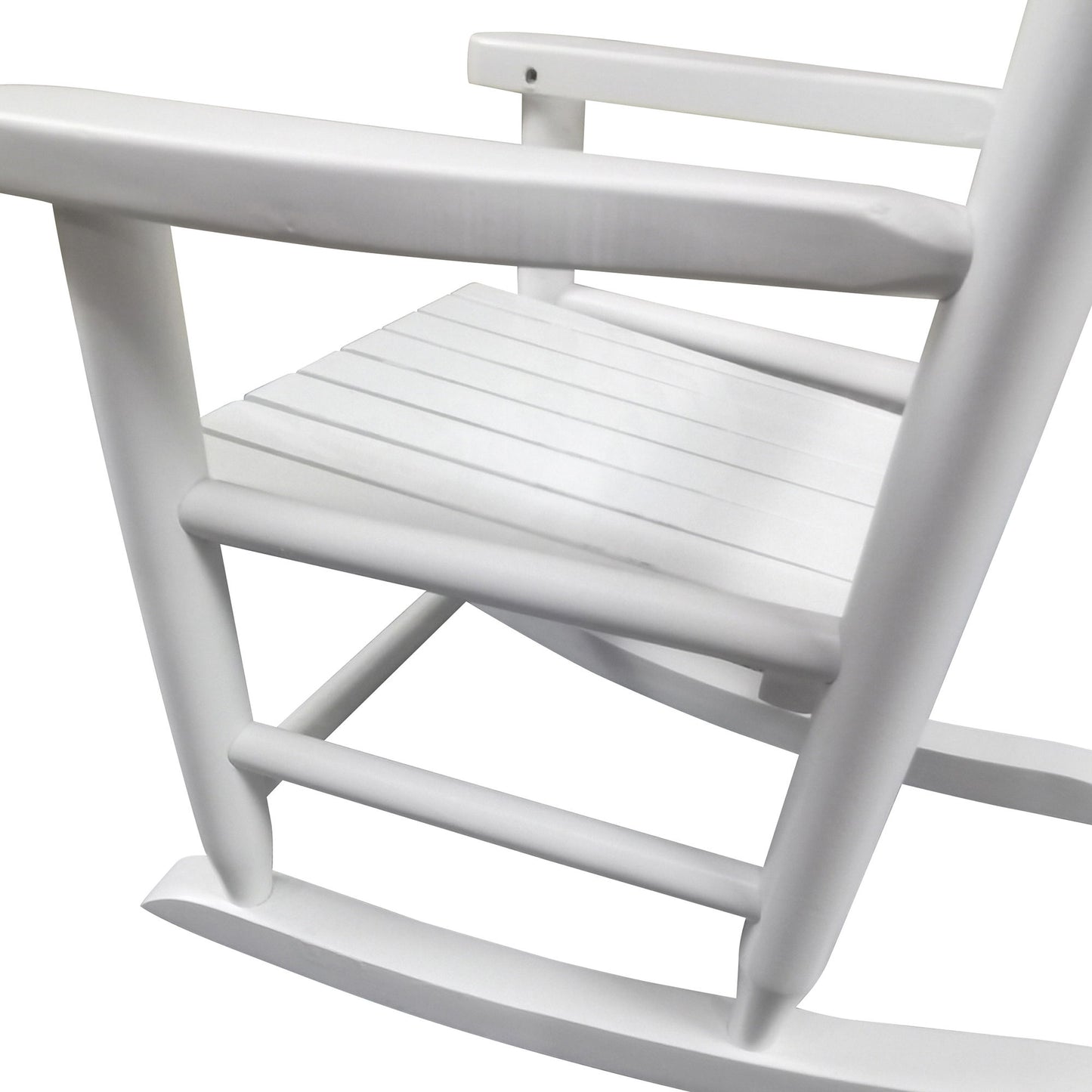 Children's Rocking Chair Indoor Or Outdoor, Suitable For Kids, Durable - White