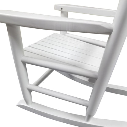 Children's Rocking Chair Indoor Or Outdoor, Suitable For Kids, Durable - White