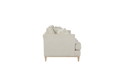 Sofa With 3 Reversable Cushions And 2 Pillows - Off White