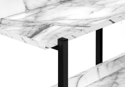 Accent Console Table For Entryway, Contemporary And Modern - White / Gray
