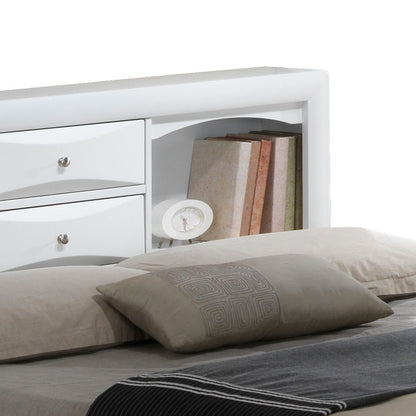 Marilla - Queen Storage Bed - White