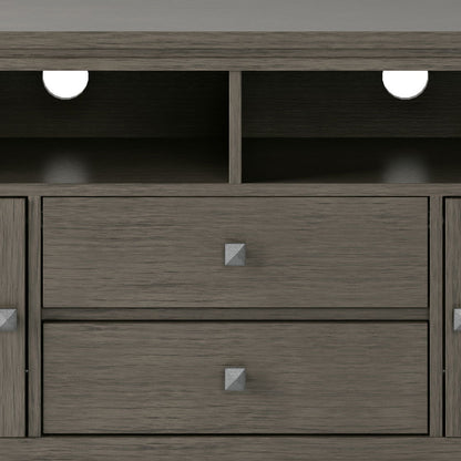 Cosmopolitan - Wide TV Media Stand - Farmhouse Gray