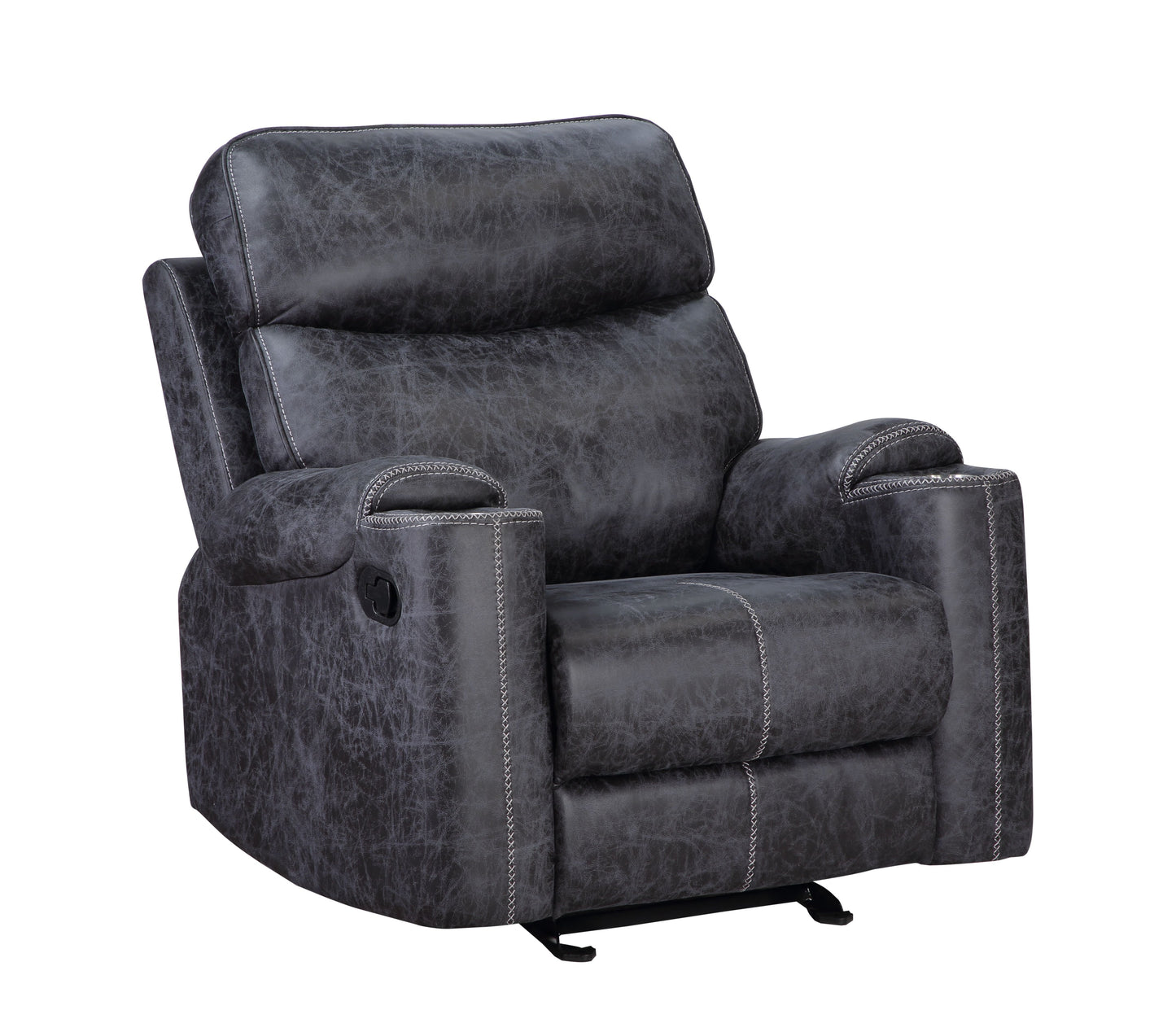 Hirah - 3 Piece Living Room Set - Dark Gray