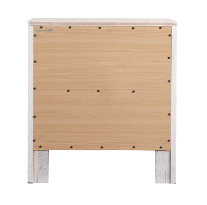 Transitional Nightstand - White