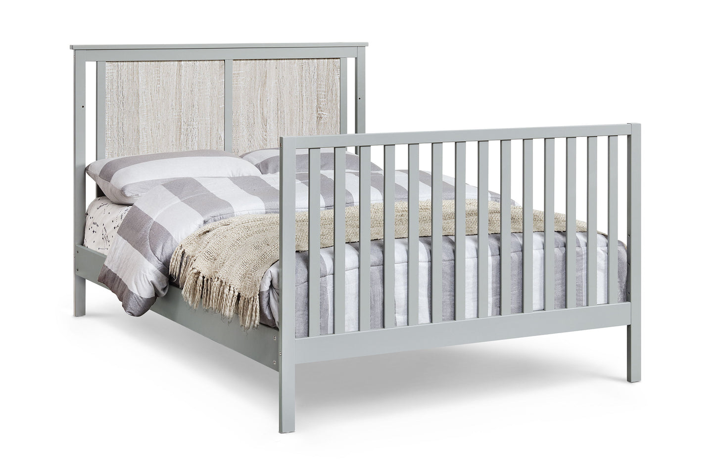 Connelly - 4 In 1 Convertible Crib - Gray, Rockport Gray