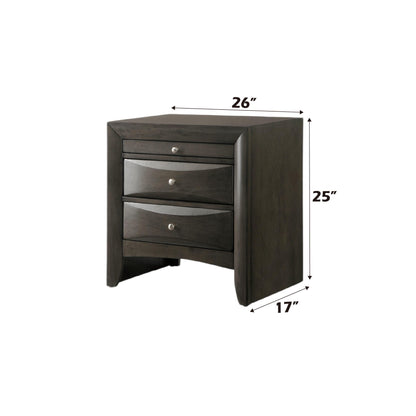 Ireland - Nightstand - Gray