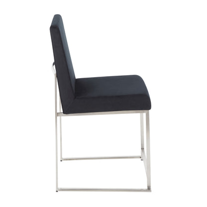 Fuji - High Back Dining Chair (Set of 2) - Black