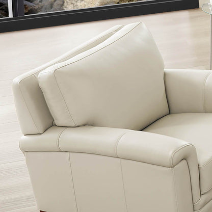 Westcott - Leather Chair - Beige