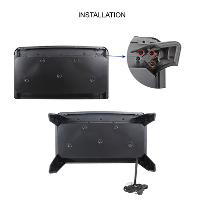 18" 3D Flame Electric Infrared Quartz Fireplace Stove With Remote Control - Antique Black
