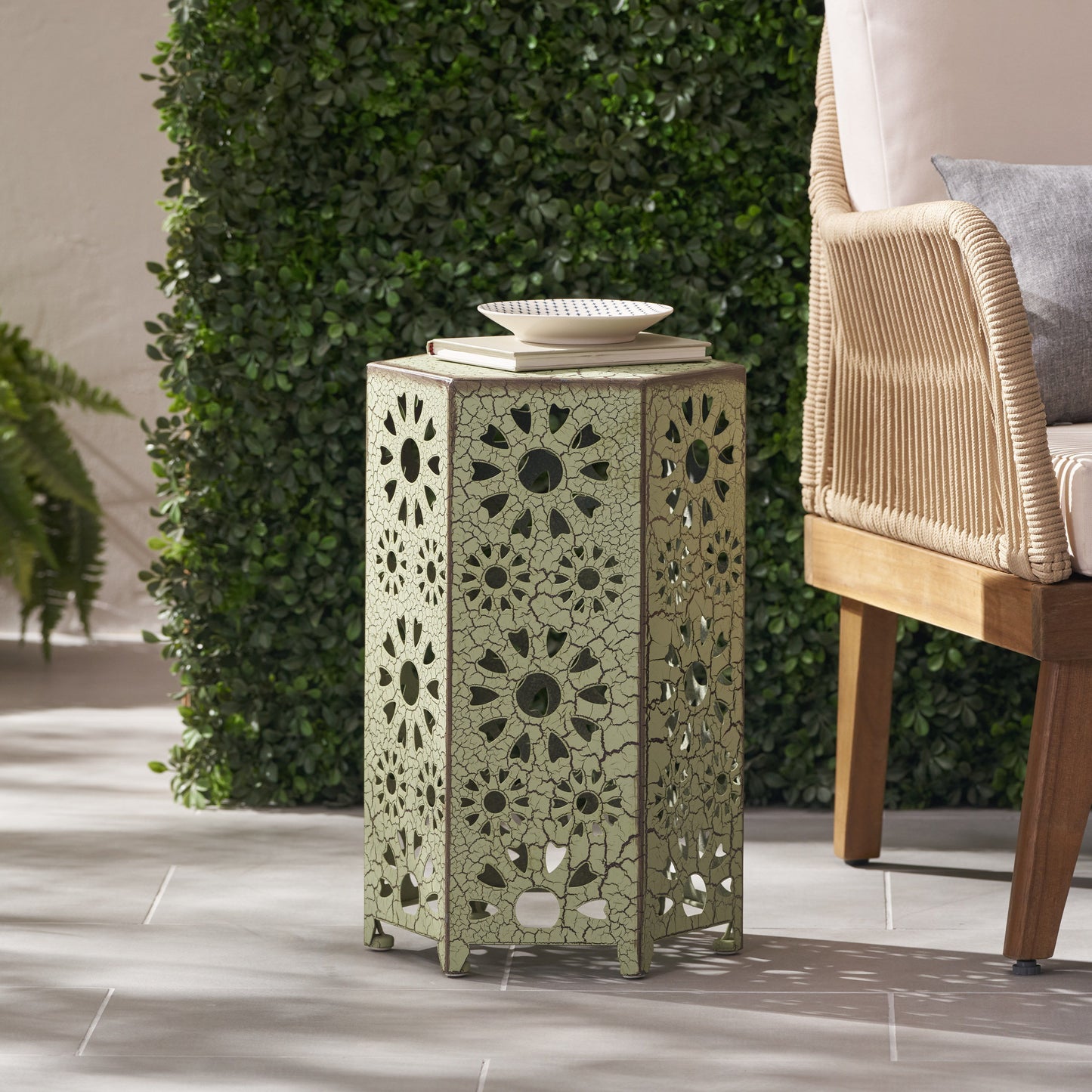 Eliana - Side Table - Green