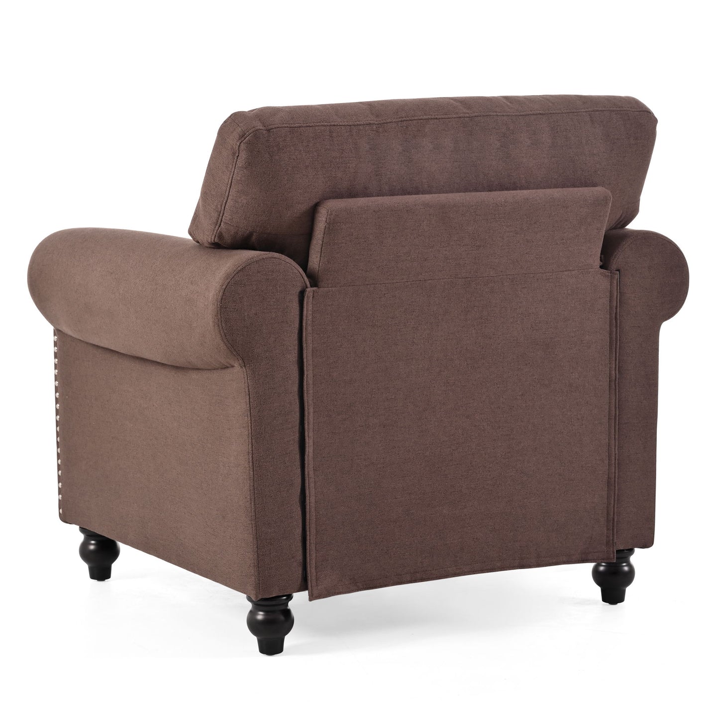 37.4" 1 Seater Sofa - Brown