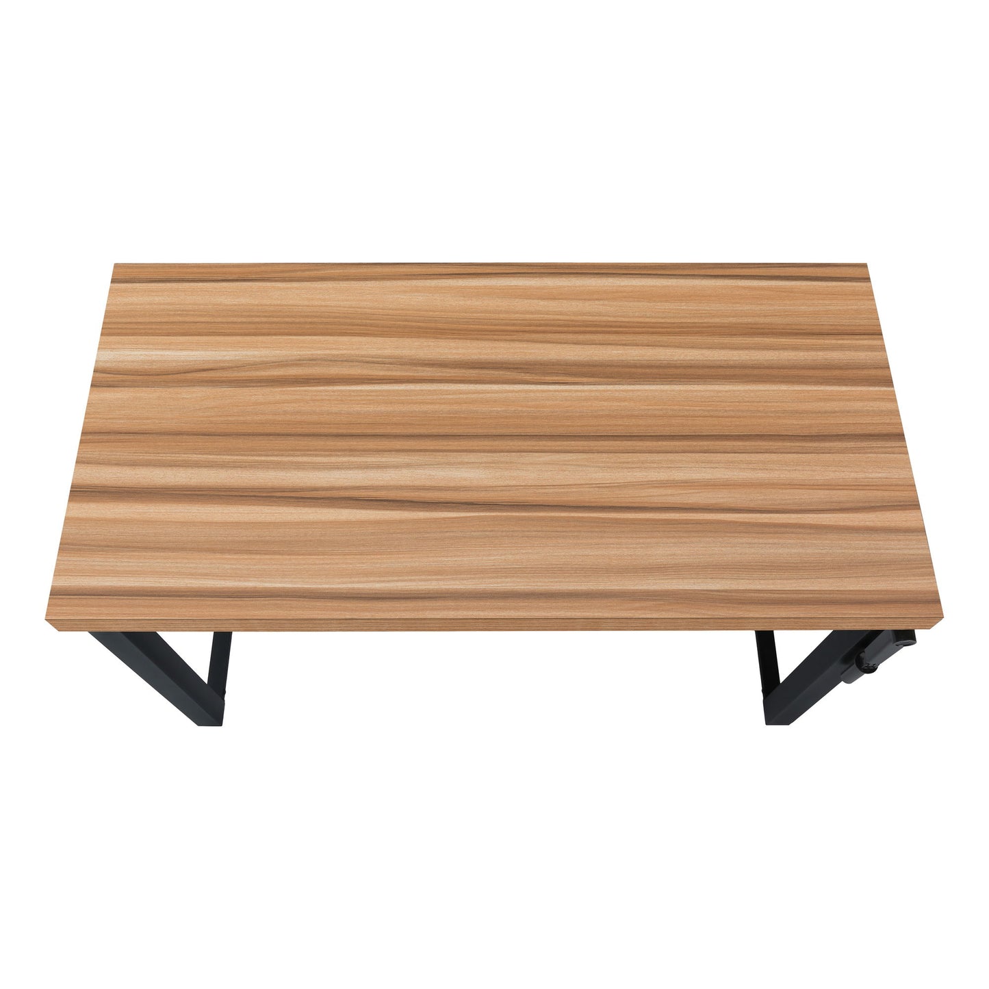 Computer Desk, Home Office, Standing, Adjustable, Laptop, Contemporary & Modern - Brown