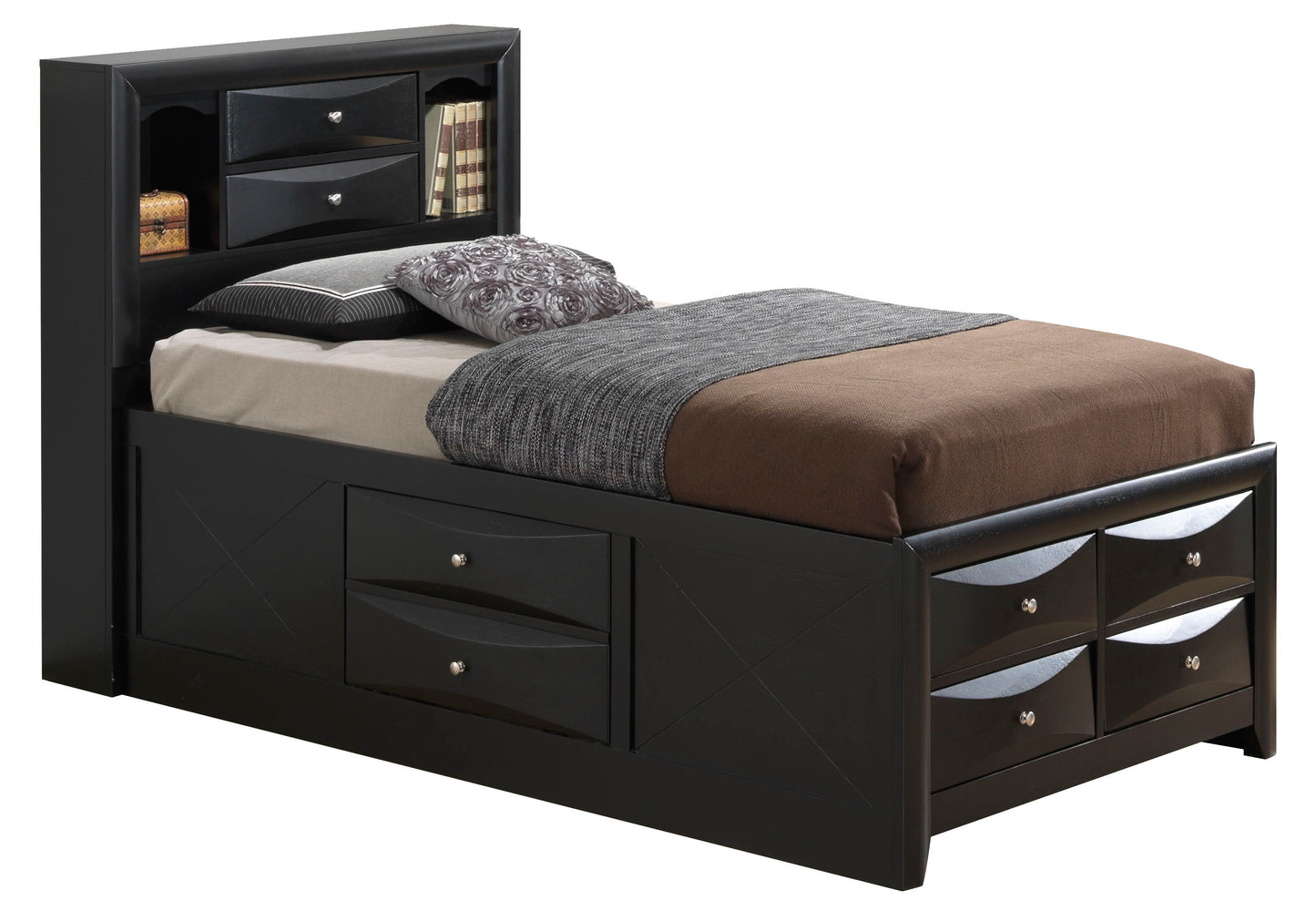 Marilla - Full Storage Bed - Black