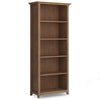 Amherst - 5 Shelf Bookcase - Rustic Natural Aged Brown