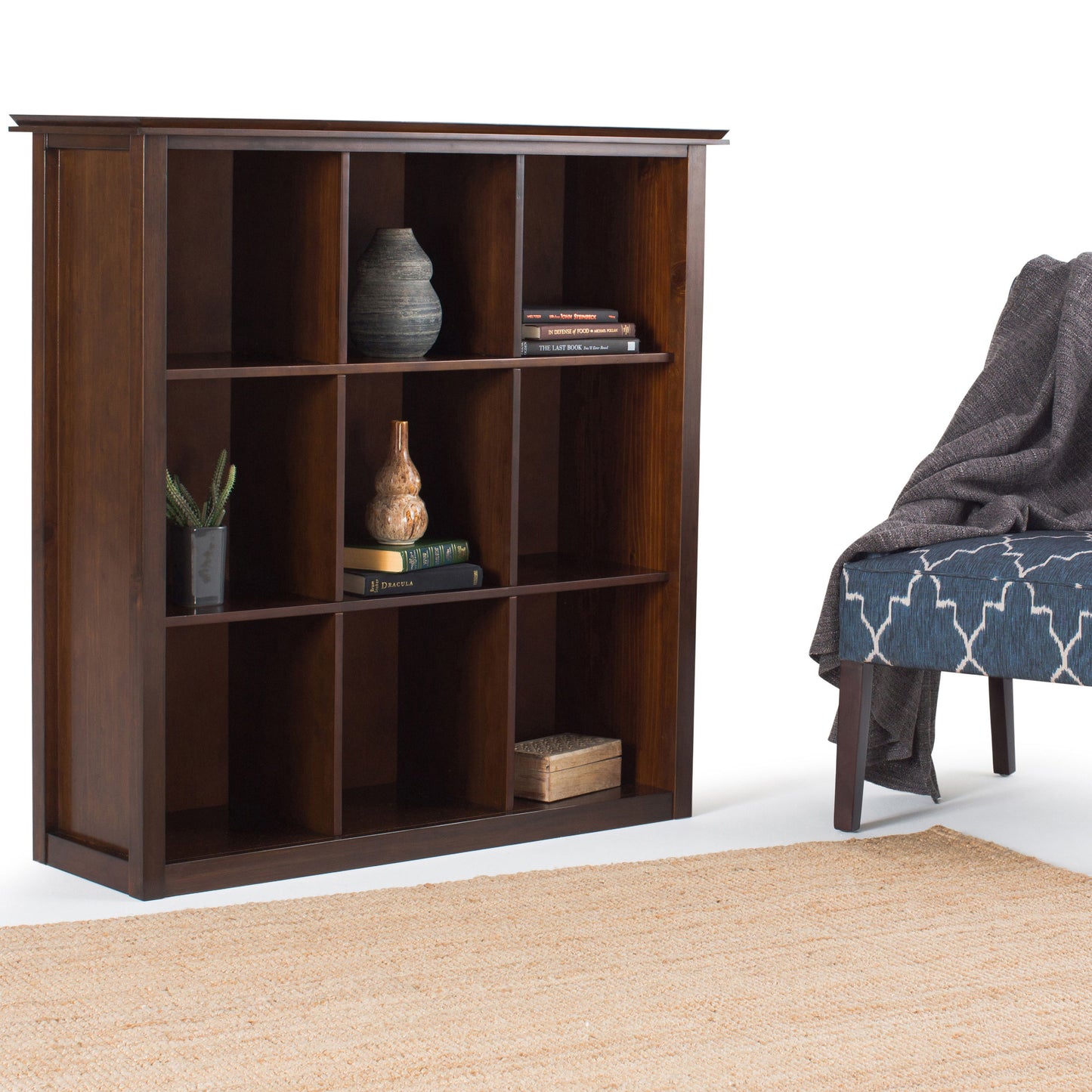 Artisan - 9 Cube Bookcase And Storage Unit - Russet Brown