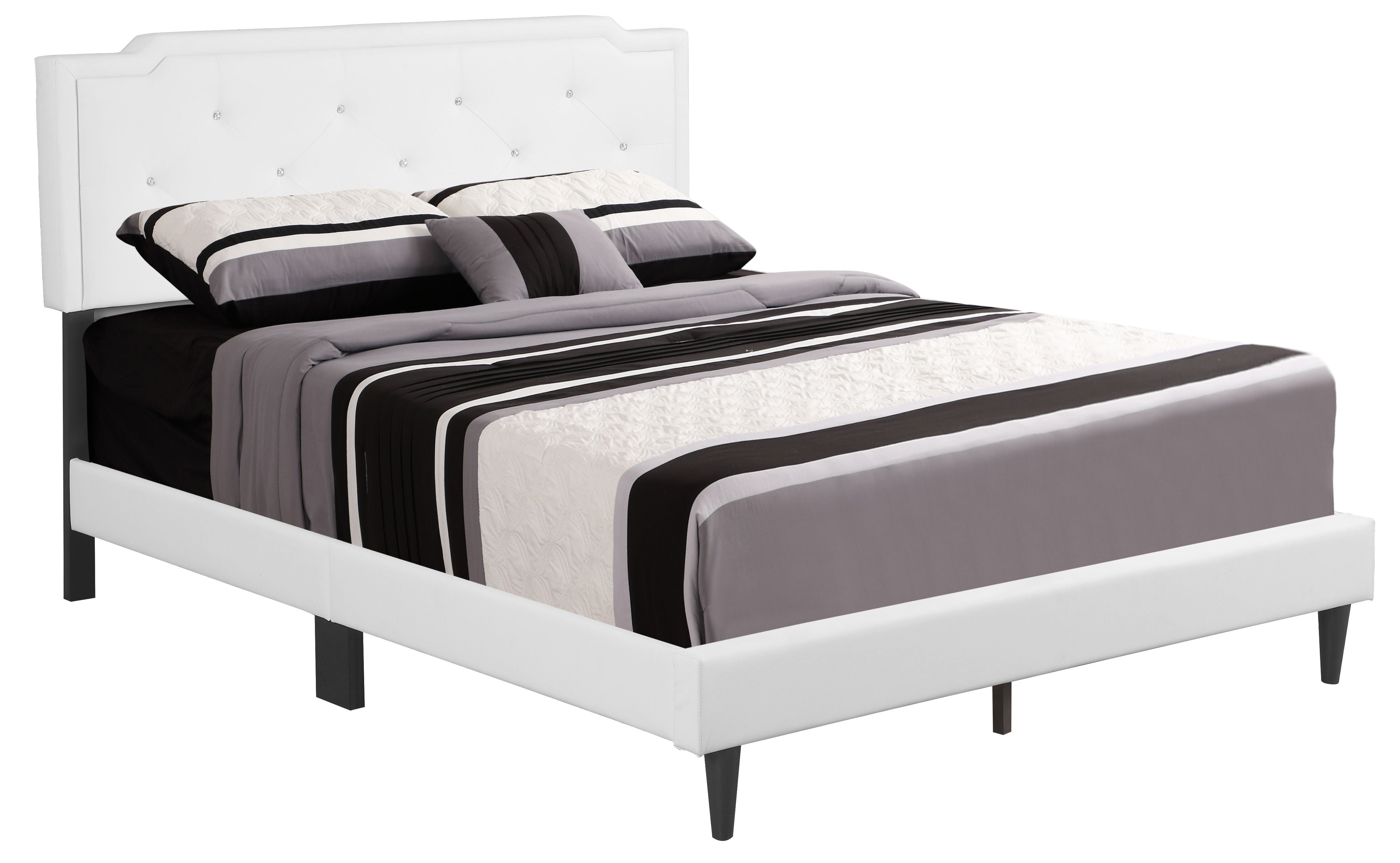 Deb - Full Bed For Cozy Sleep - White