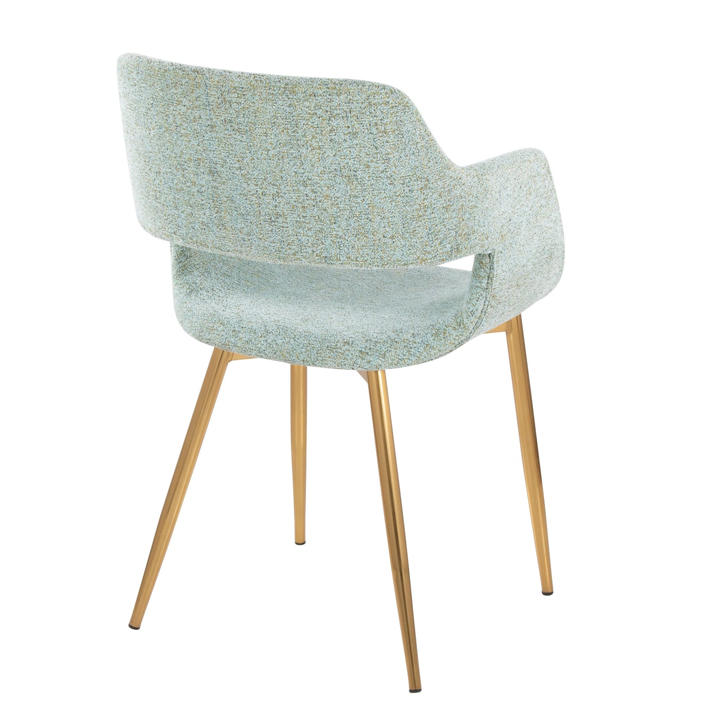 Margarite - Contemporary Dining / Chair (Set of 2) - Gold / Light Green