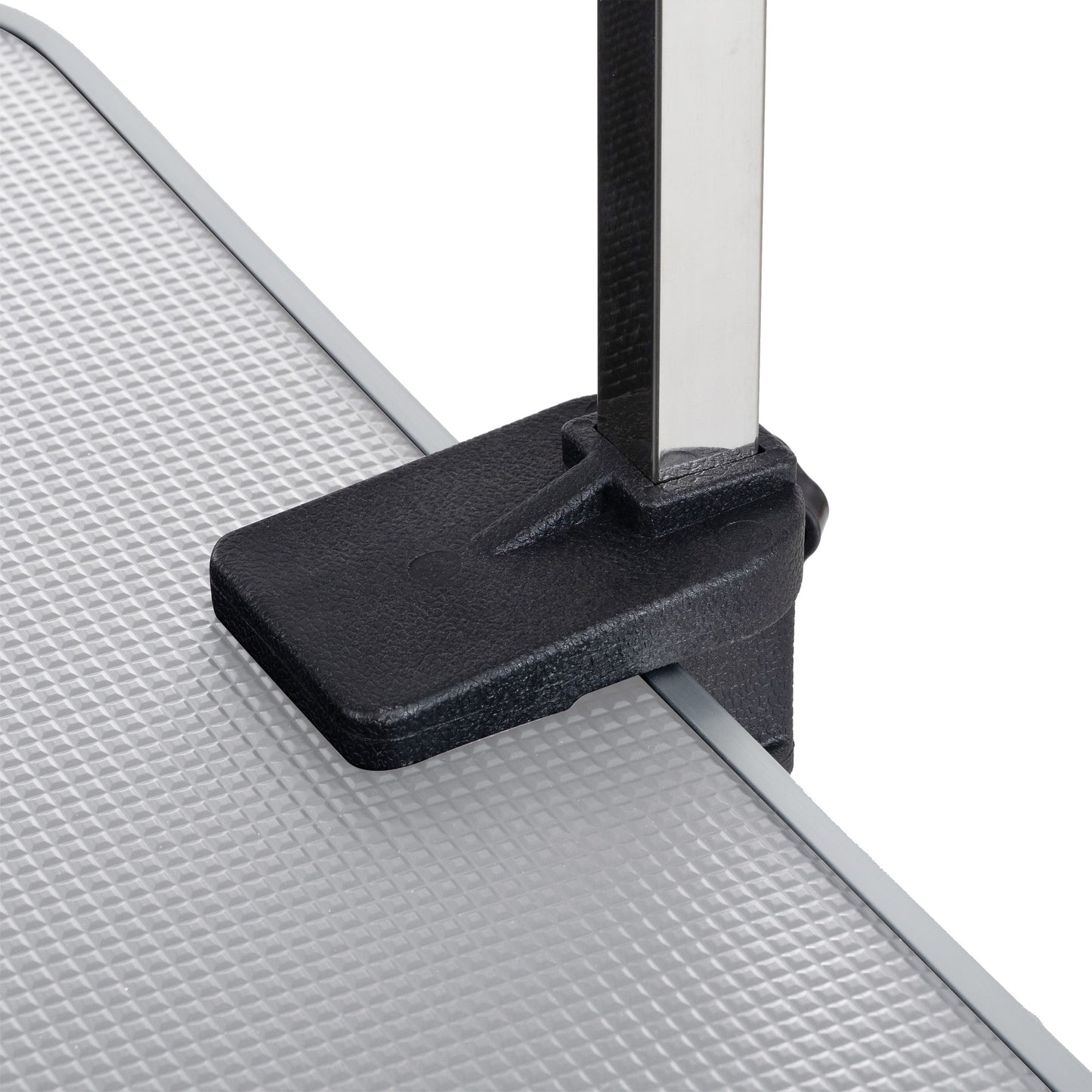 Folding Dog Pet Grooming Table Stainless Steel Frame, Rubber Mat On Board With Adjustable Arm And Clamps Pet Dog Cat Grooming Table - Silver Gray