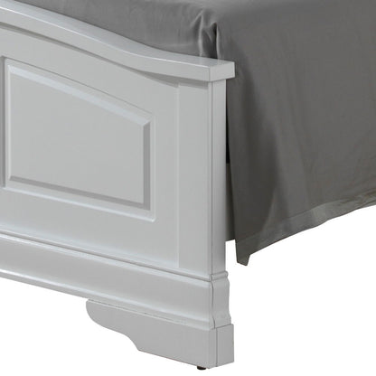 King Elegant Bed - White
