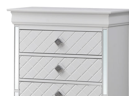 Verona - Stylish Chest - Silver Champagne