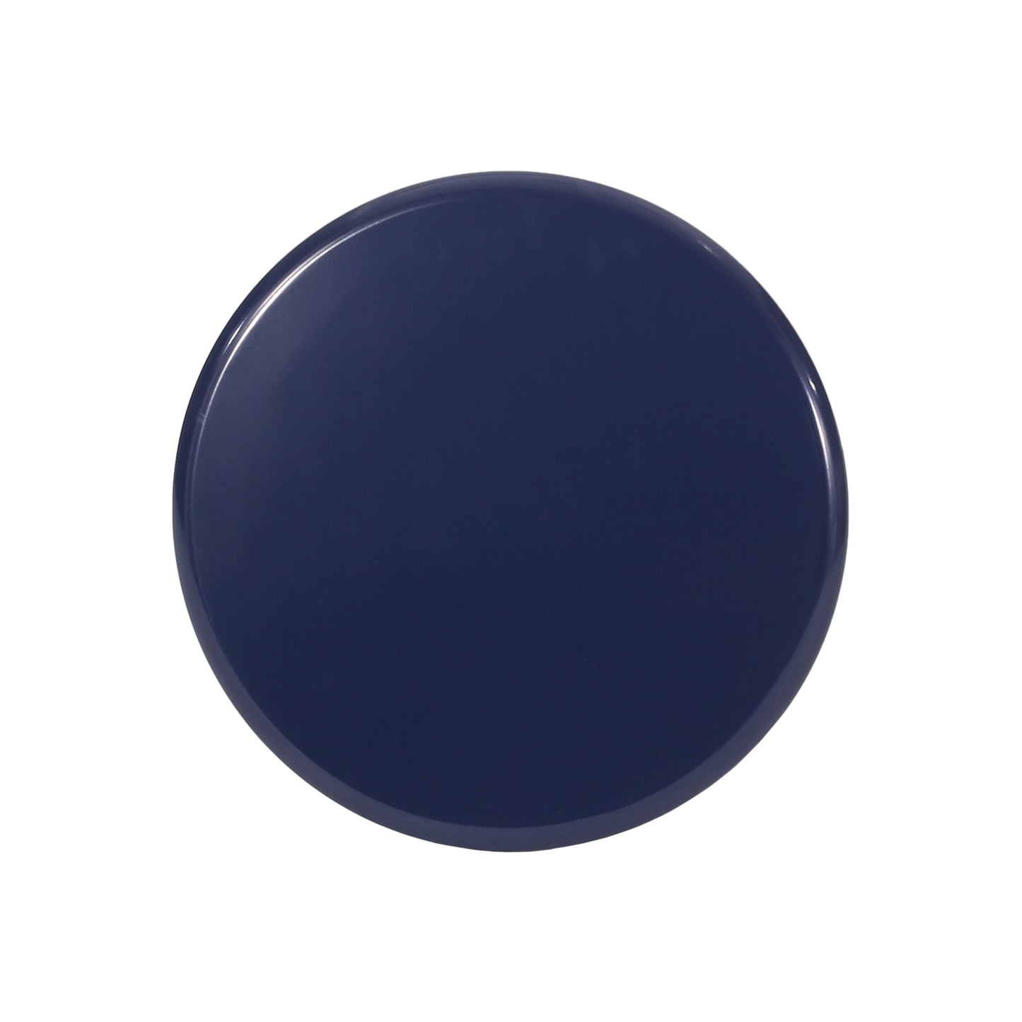 Serenita - Outdoor Iron Side Tables With Flared Design, (Set of 2) - Navy Blue
