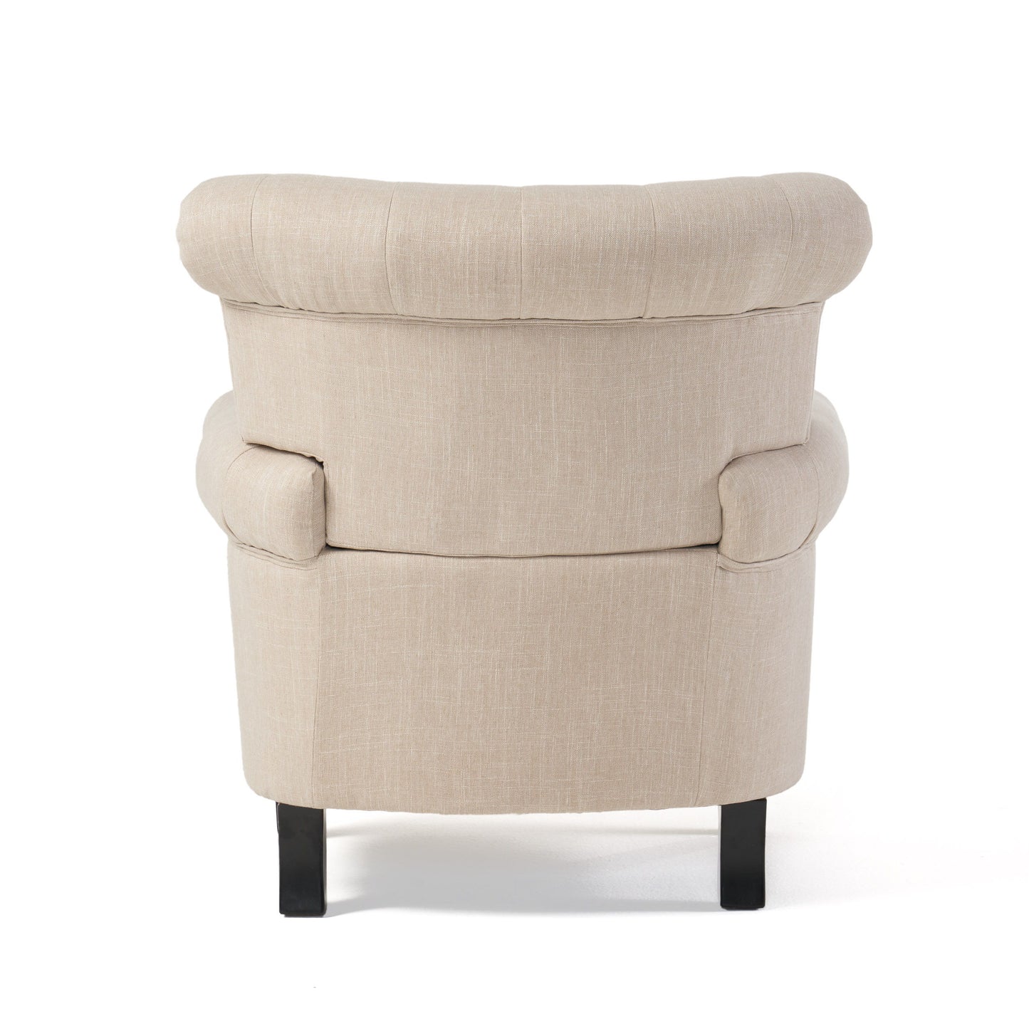 Springfield - Tufted Club Chair Stylish Upholstery - Light Beige