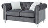 Modern Loveseat For Cozy Interiors - Gray
