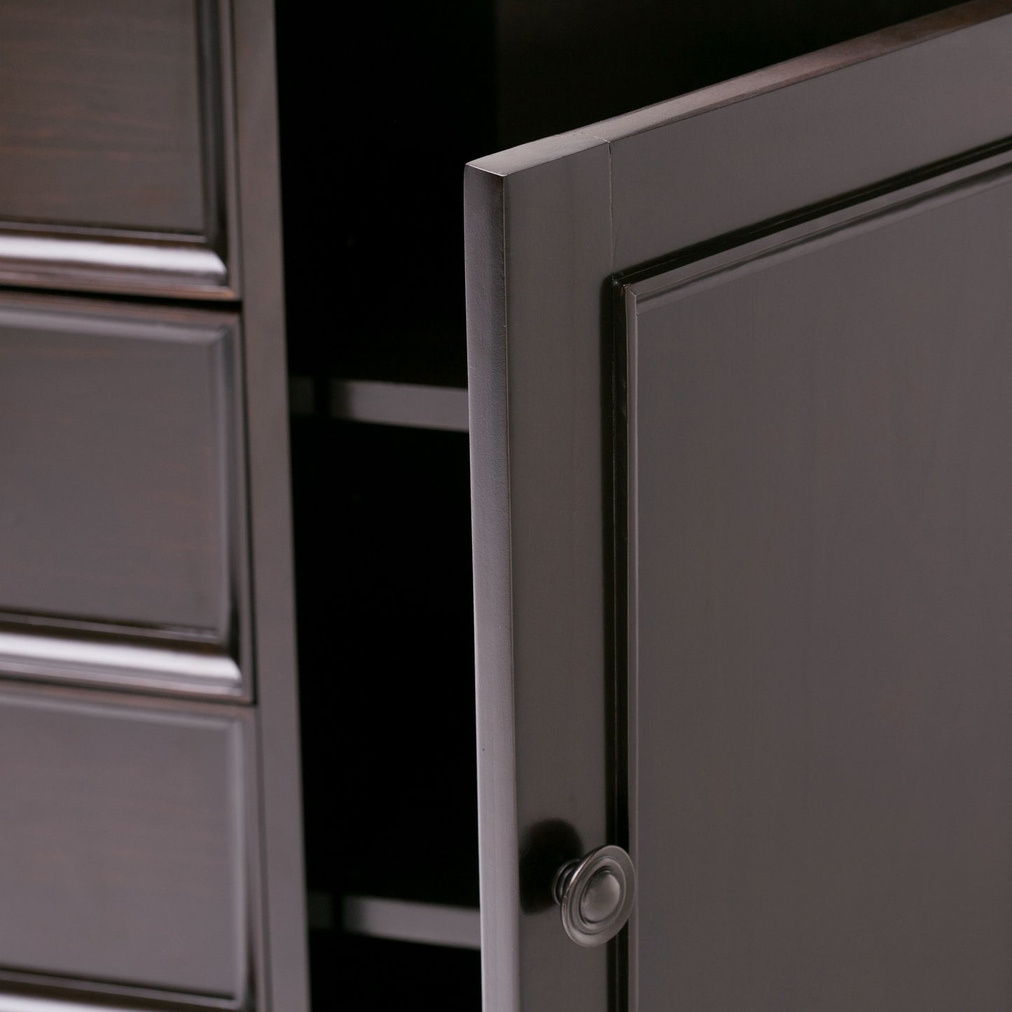 Amherst - Medium Storage Cabinet - Hickory Brown