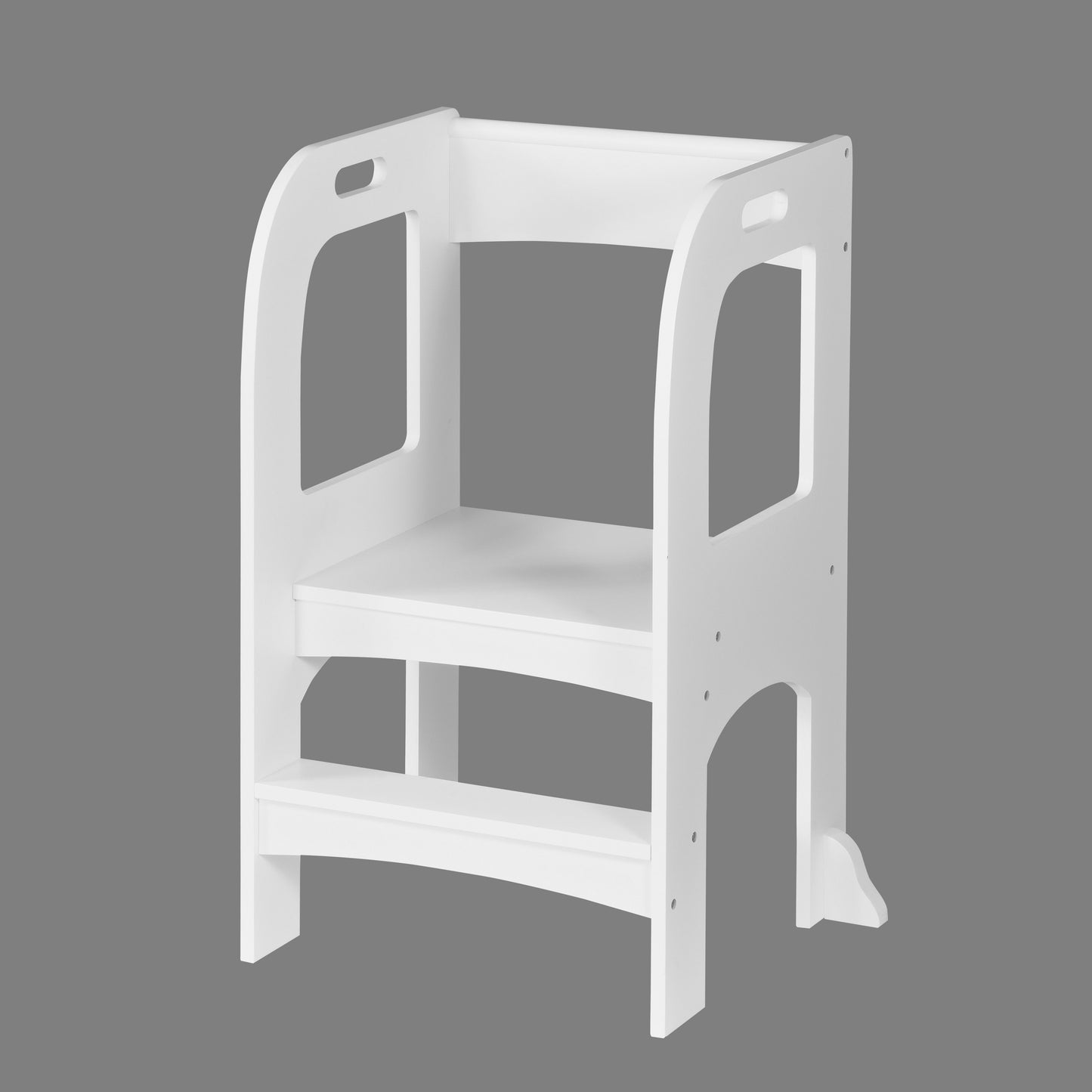 Child Standing Tower, Step Stool For Kids, Toddler Step Stool For Kitchen Counter - White