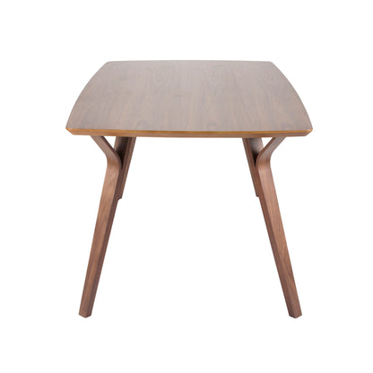Folia - Mid-Century Modern Dining Table - Walnut