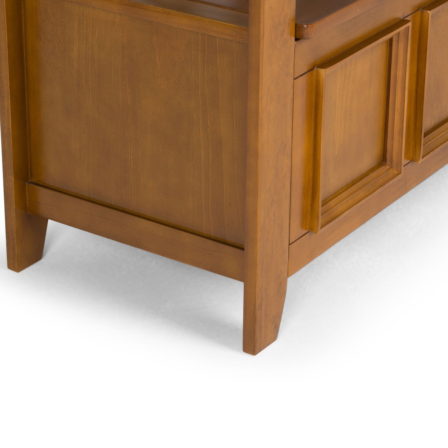Amherst - Entryway Storage Bench - Light Avalon Brown