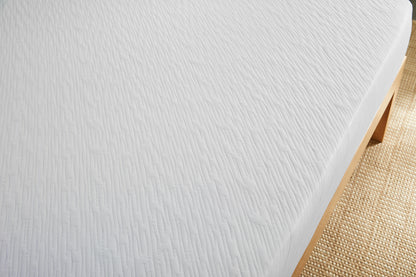 10" Twin Long Memory Foam Mattress - White