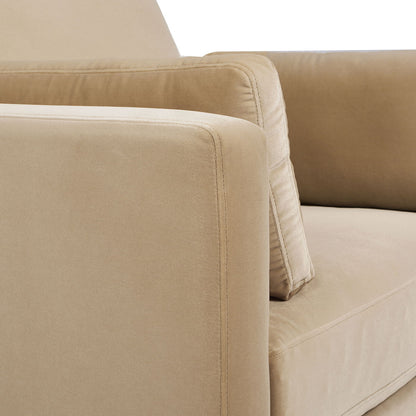 Knox - Modern Farmhouse Arm Chair - Fawn Brown