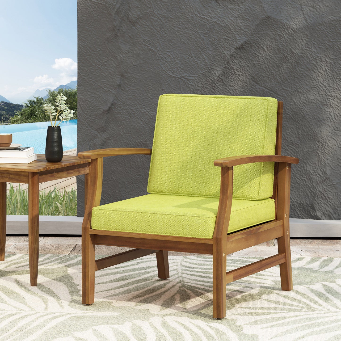 Perla - Club Chair - Green