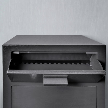 0 72 Cu Ft Keypad Depository Safe - Black