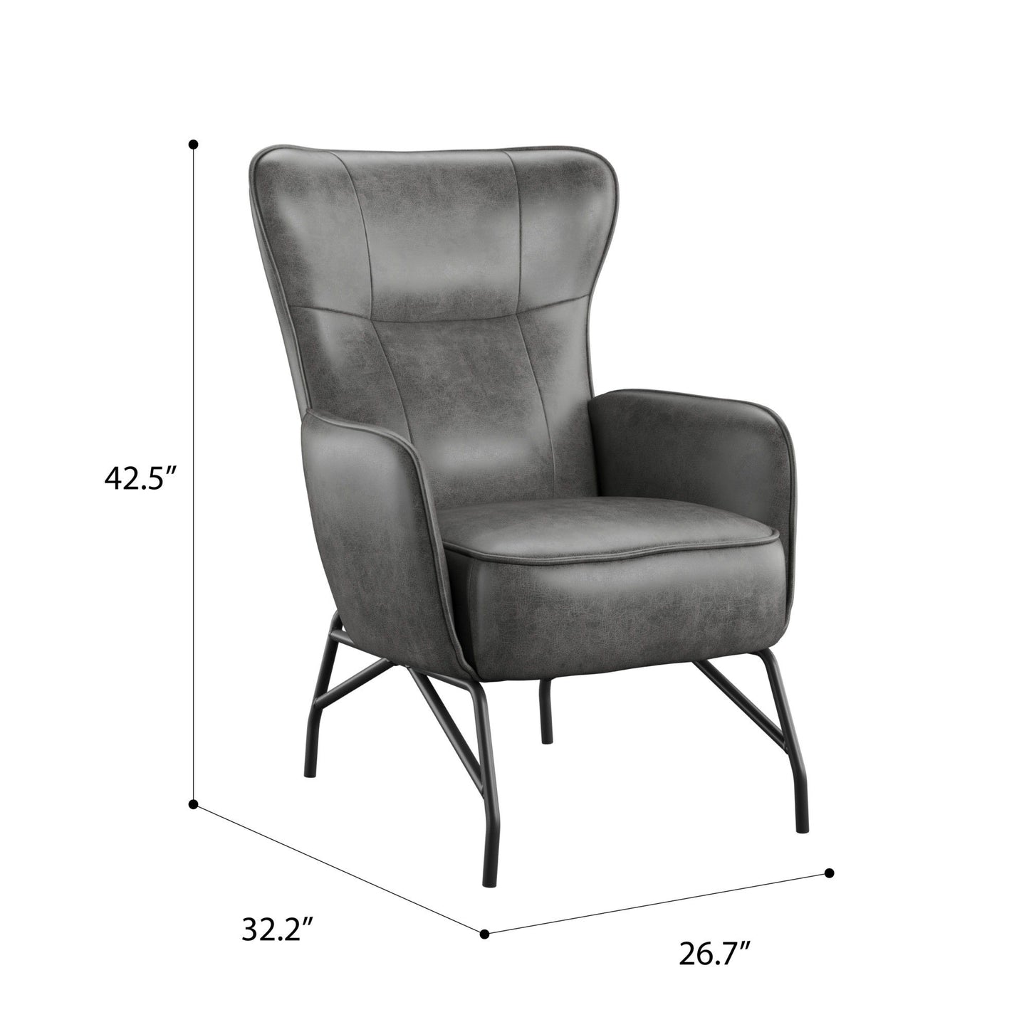 Graham - Accent Chair - Gray