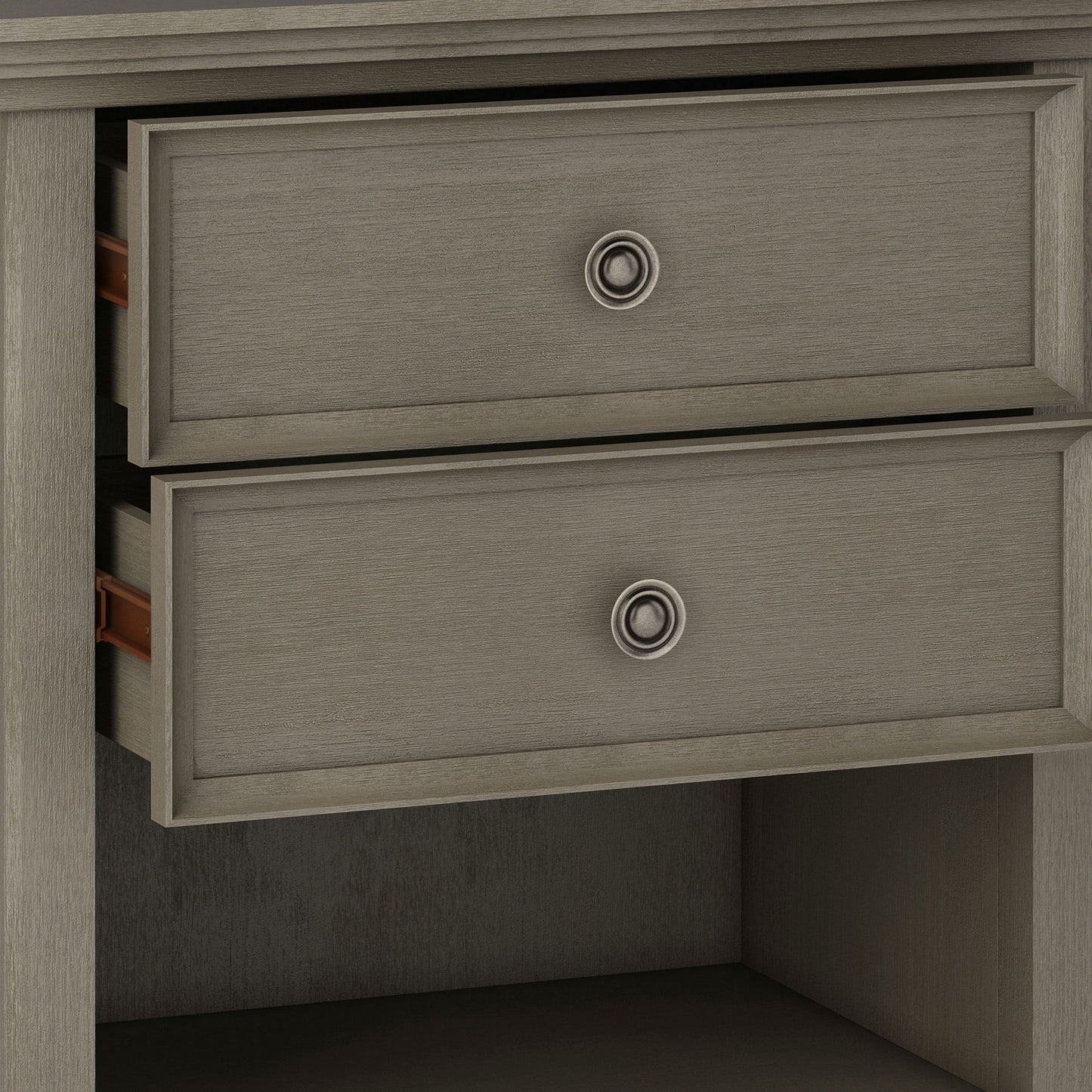 Amherst - Bedside Table - Farmhouse Gray