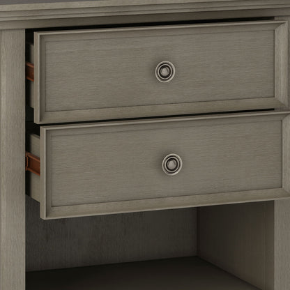 Amherst - Bedside Table - Farmhouse Gray