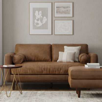 Morrison - Upholstered Sofa - Caramel Brown