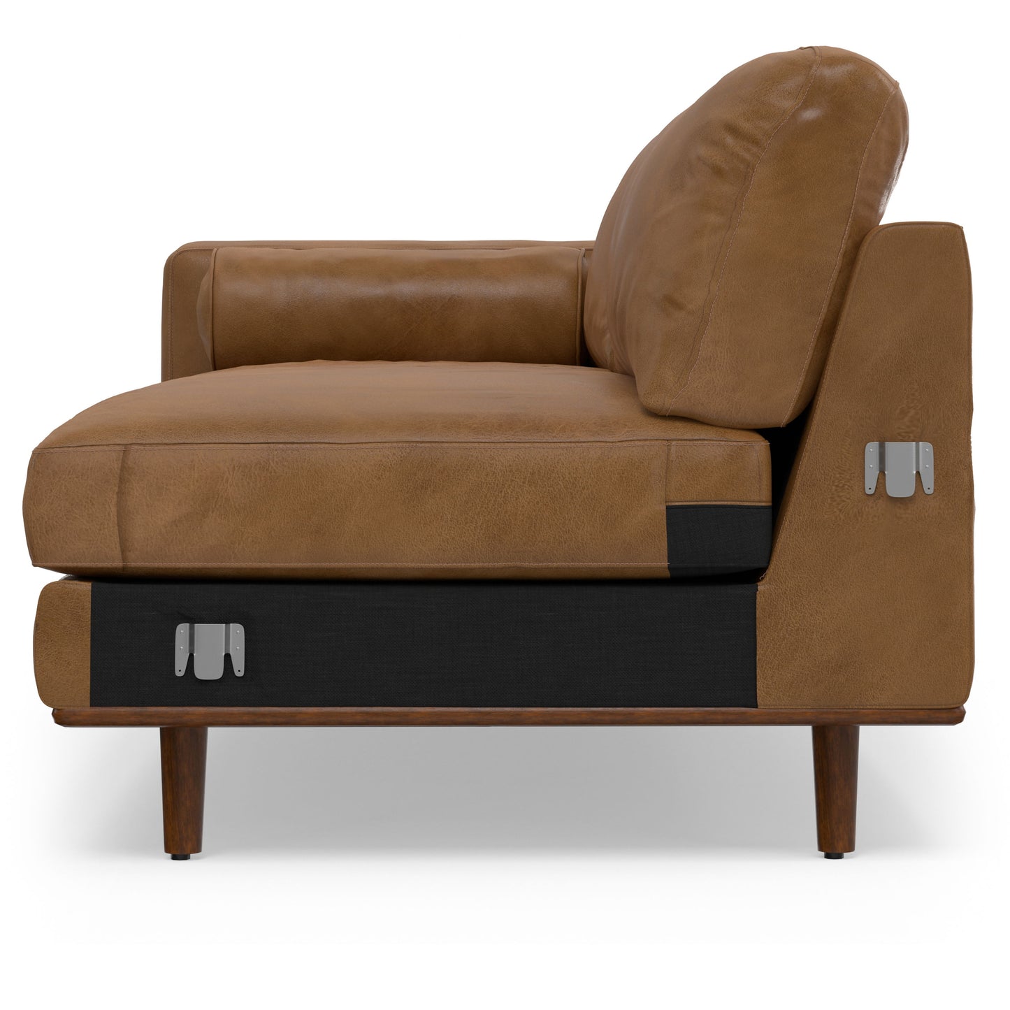 Morrison - Right Sectional Sofa - Caramel Brown