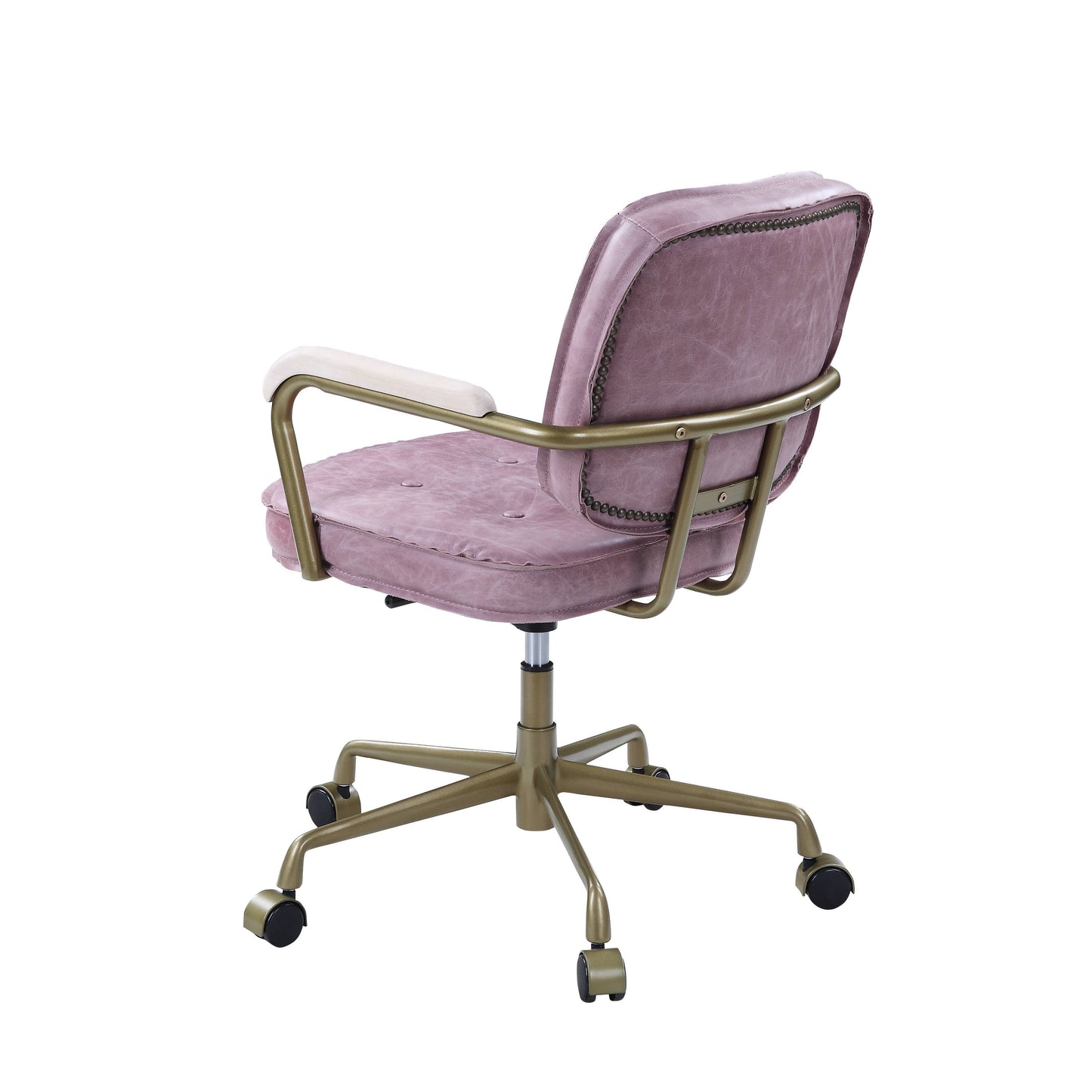 Siecross - Top Grain Leather Office Chair - Pink