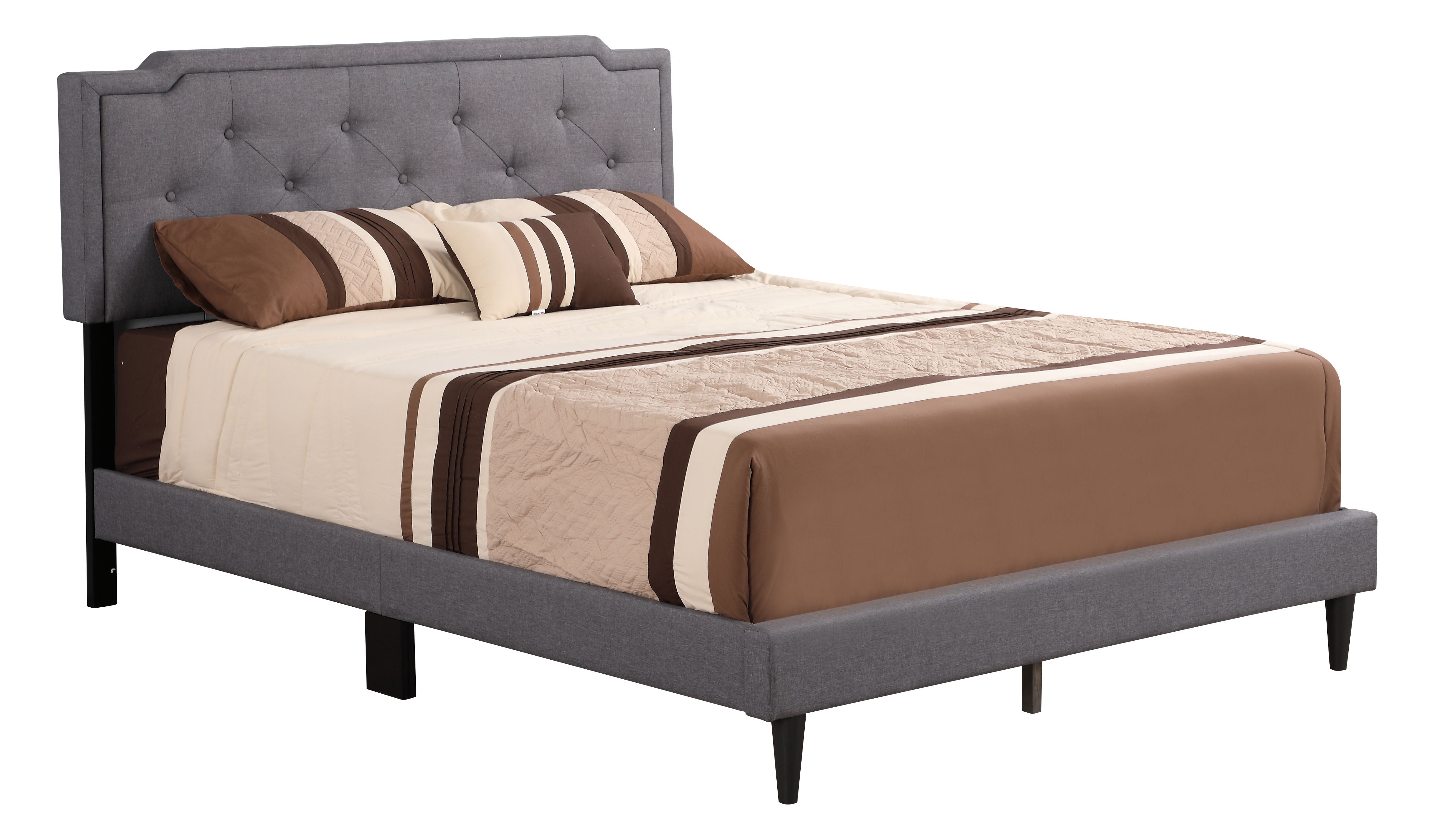 Deb - King Bed - Gray