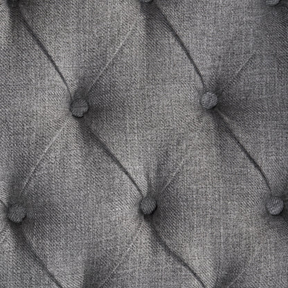 Upholstered Accent Chair, Mid Century Modern Arm Chair, Reading Chair For Living Room, Bedroom - Gray