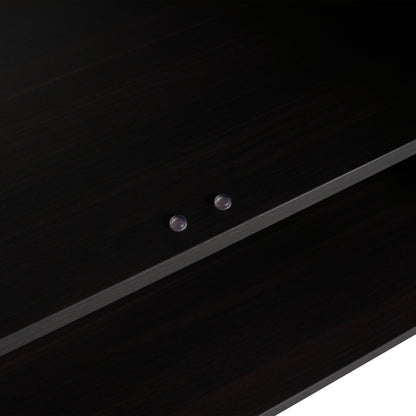 Modern Freestanding 30" Bathroom Vanity With Ceramic Sink, Soft Closing Doors Cabinet - Dark Oak