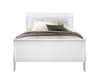 Charlston - Full Bed With LED - White